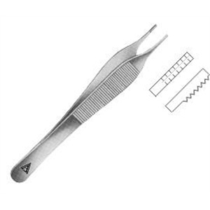 Adson Brown 7×7 Teeth Dissecting Fcps